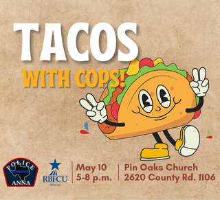 cartoon taco invitation to tacos with cops