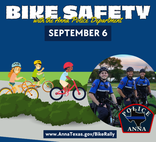 police bike safety rally graphic
